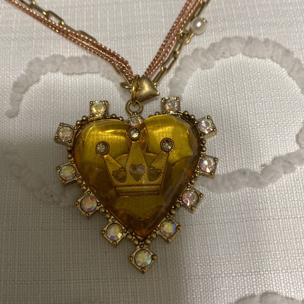 Betsey Johnson Crown Necklace - Picture 8 of 11